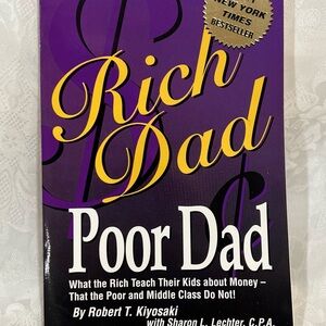 Rich Dad Poor Dad Book by Robert T. Kiyosaki - Purple Cover